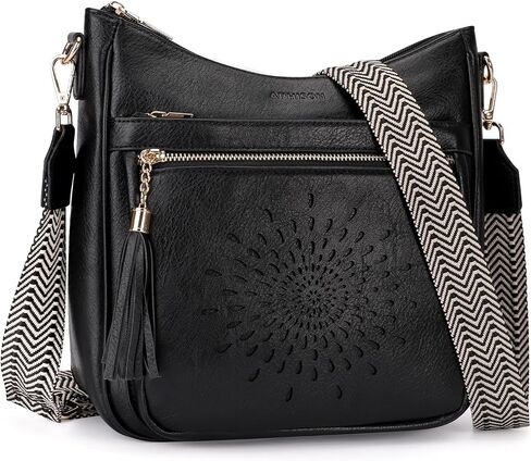 APHISON Medium Crossbody Bags for Women, Women's Cross Body Purse Shoulder Handbags with Tassel in Saudi Arabia
