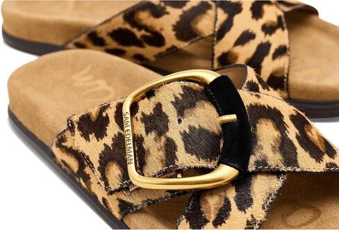 صندل Darla 2 Slide للنساء من Sam Edelman، أسمر ضارب للصفرة، متعدد 10 M in Kuwait