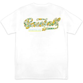 Baseball Lifestyle 101 Banana Tee for Boys - Tropical, Youth Sizes S-XL in Saudi Arabia
