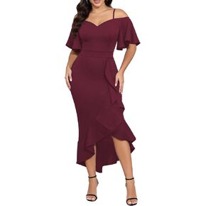 Yiershu Elegant Sleeveless Wedding Guest Dress for Women Formal Bridal Evening Gown in Saudi Arabia