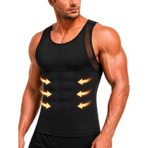 SEXYWG Mens Shapewear Tank Top Fajas Para Hombres Compression Shirts Tummy Control Vest Sleeveless Undershirts for Big Belly in Kuwait