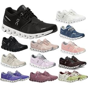 On Women's Cloud 5 Push Sneaker, Rock/Black, 8 in Kuwait