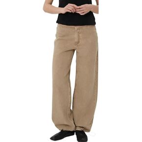 Women's Low Rise Wide Leg Jeans Casual Elastic Waist Baggy Denim Pants Vintage Wash Trousers in Saudi Arabia