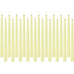20-Pack Ice Blue Taper Candles Unscented, 10 Inch Tall Dinner Table Candles for Winter Wedding Centerpieces, Bulk Candlesticks Smokeless Dripless, Cool Blue Decorative Candle for Home Decor in Saudi Arabia