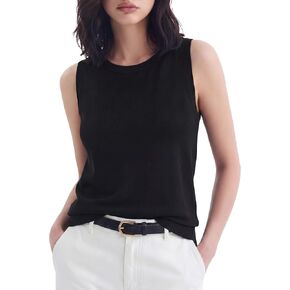 Women's Wool Blend Sleeveless Sweaters Lightweight Summer Tank Tops Business Casual Sweater Grace in Motion Collection in Saudi Arabia