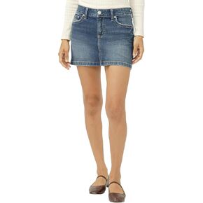 Silver Jeans Co. Womens Elyse Mid Rise Mini Skirt in Saudi Arabia