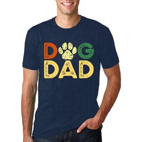 Dad Shirts for Men Funny Dog Cat Dad T-Shirts Fathers Day Tee for Daddy Papa Birthday Tops in Saudi Arabia