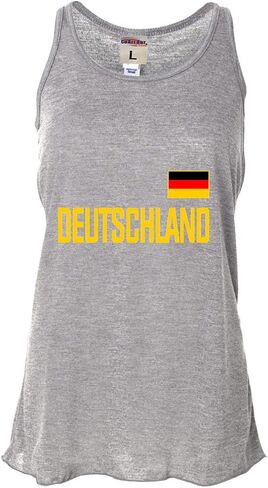 تي شيرت بدون أكمام للسيدات من Go All Out Team Germany Deutschland Pride in Kuwait