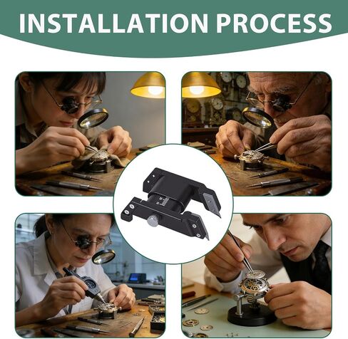 Elastic Ear Puller, Professional Watch Repair Tool with Watch Band Widths Ranging from 0.92" to 0.49". Elastic U-Shaped Ear Puller with Foam Protection and Plastic Case in Saudi Arabia