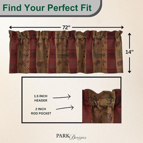 Park Designs High Country Valance, 72 x 14" (463-47) in Kuwait