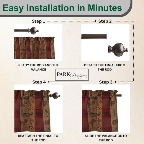 Park Designs High Country Valance, 72 x 14" (463-47) in Kuwait