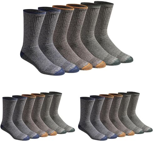 Dickies Men's Dri-tech Original Moisture Control Crew Socks, Available in M-xxl (6, 12, 18 Pairs) in Kuwait