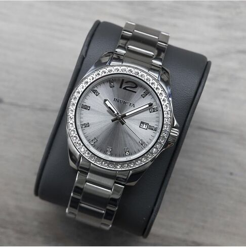 ساعة انفيكتا للنساء 49846 Angel Quartz PC32 بمينا فضي in Kuwait