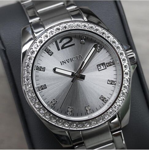 ساعة انفيكتا للنساء 49846 Angel Quartz PC32 بمينا فضي in Kuwait