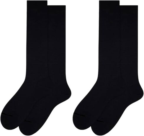 Men’s Long Silk Sock Liners Pack of 2 | So Skin-Friendly Silk Socks | Evening Wear | Comfortable & Breathable | Sock Liners for Men | Perfect for Layering | Wash Bag Included | Sizes 7-12 in Saudi Arabia