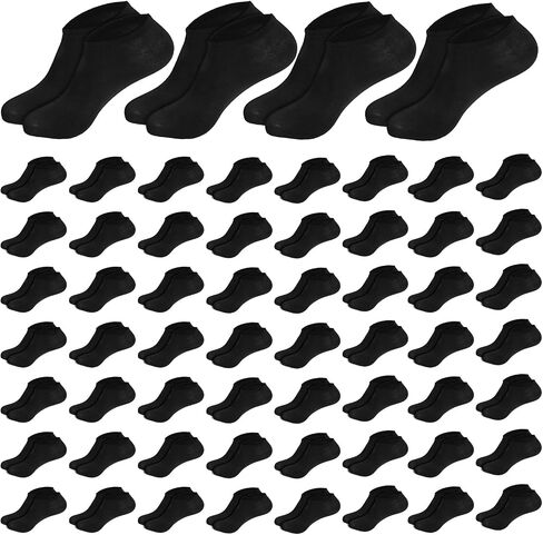 60 Pairs Low Cut Ankle Socks for Men No Show Socks Bulk Breathable Casual Socks for Sports Moisture Wicking Mens Ankle Socks Comfortable Lightweight for Unisex Adult Women Sports in Saudi Arabia