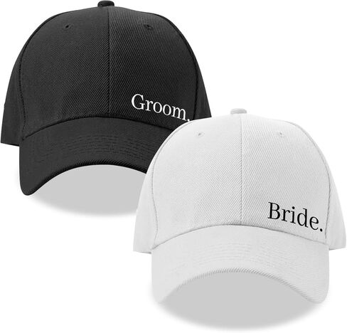 Mr and Mrs Hats - Wedding Gifts for Couples, Couple Gift for Anniversary - Matching Couples Baseball Cap Set in Saudi Arabia