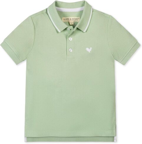 Pique Polo in Organic Cotton by Hope & Henry Boy in Saudi Arabia
