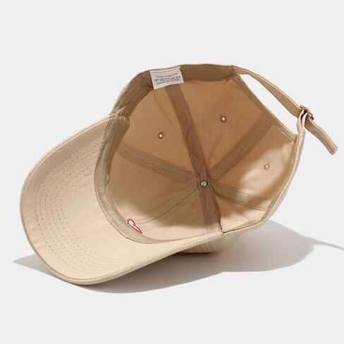YuMENo Trendy Heart Baseball Cap for Women Men Classic Cotton Low Profile Adjustable Unconstructed Dad Hat in Saudi Arabia