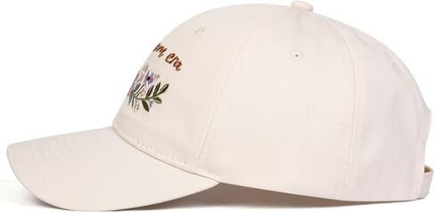 in My Mom Era Hat Floral Womens Embroidered Hat, Gifts for New Mom, Beige in Saudi Arabia