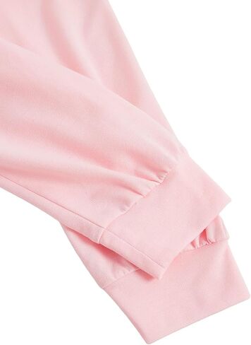 Women's Contrast Collar Strawberry Embroidery Sweatshirt in Kuwait