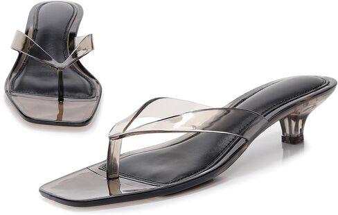 Women Kitten Heeled Sandals Waterproof Thong Flip Flops Memory Foam Comfort Insole Summer Quick Dry Casual Pool Beach Shoes in Saudi Arabia