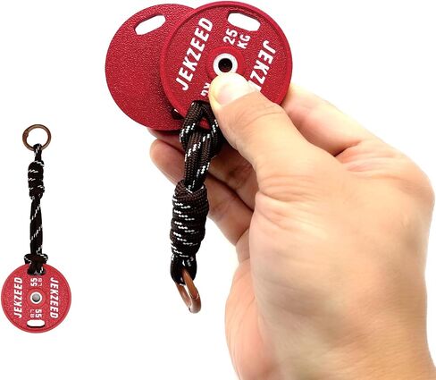 Dumbbell & Weights Keychain, Bag Purse Charms Gift for fitness Women and Men, Cute Mini Car Key Chains for Gym in Kuwait