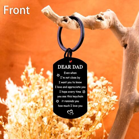 Fathers Day Gift for Dad Drive Safe Keychain Step Dad Fathers Day Gift for Dads from Daughter Best Father Ever Gifts Birthday Anniversary in Saudi Arabia