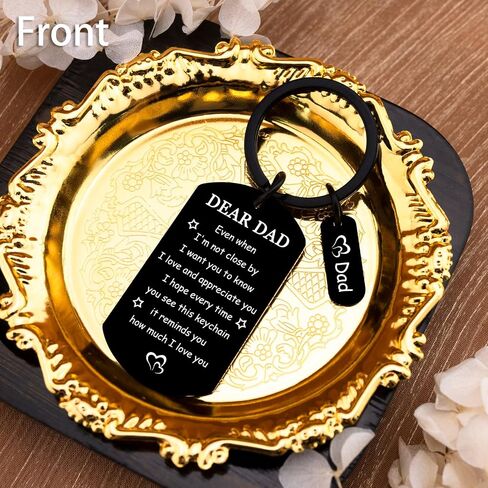 Fathers Day Gift for Dad Drive Safe Keychain Step Dad Fathers Day Gift for Dads from Daughter Best Father Ever Gifts Birthday Anniversary in Saudi Arabia