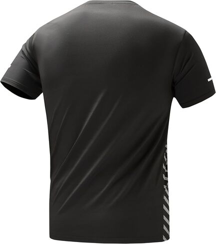 Running Shirts for Men, 3 Pack Dry Fit Athletic T-Shirts, Breathable Quick Wicking Workout Tops in Saudi Arabia