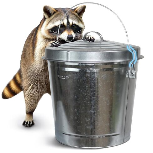 Can Plexon Golvanized Steel Lid Trash Can ، 6 Gallon in Kuwait