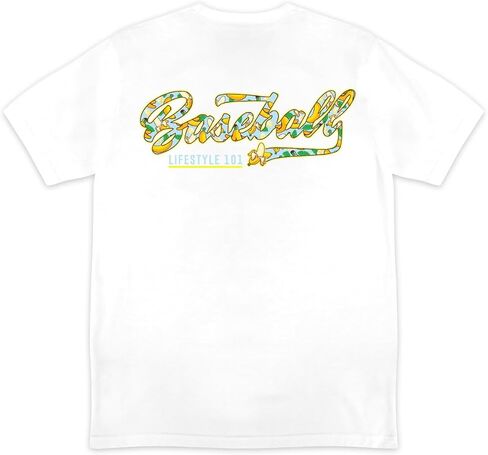 Baseball Lifestyle 101 Banana Tee for Boys - Tropical, Youth Sizes S-XL in Saudi Arabia