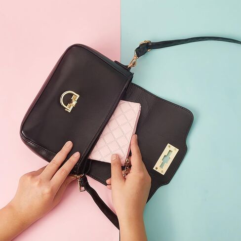 Coin Purse for Women Pink Rhombus PU Leather Mini Zipper Coin Pouch with Keyring Cute Change Purse Small Wallet for Men Women Portable Bag Pocket Handbag Everyday Use in Saudi Arabia