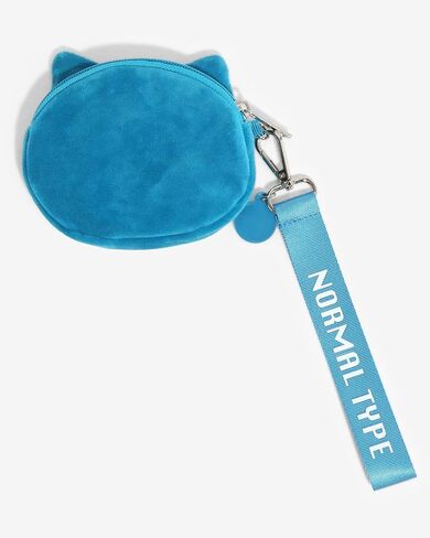 Pokemon Snorlax Plush Zip Around Coin Purse Key Chain Wristlet Pouch 5" With Rubber Charm in Saudi Arabia
