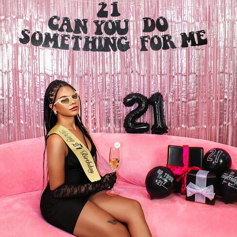 Chanaco 21st Birthday Decorations 21st Birthday Sash and Sunglasses Outfit for Women It’s My 21st Dress Accessories for Girls Gold Party Decorations Gifts Favor in Saudi Arabia