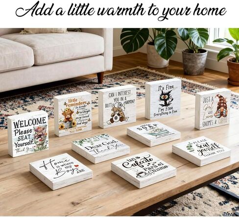 Fresh Soap And Water Farmhouse Bathroom Decor Wood Box Sign Rustic Vintage Bathroom Farmhouse Decor Decoration Sign for Restroom Bathroom Desk Shelf Decor in Saudi Arabia
