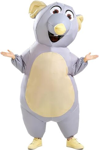 Inflatable Costume for Adults Funny Blow Up Halloween Hippo & Capybara & Mouse Animal Mascot Suit Party Outfit in Saudi Arabia