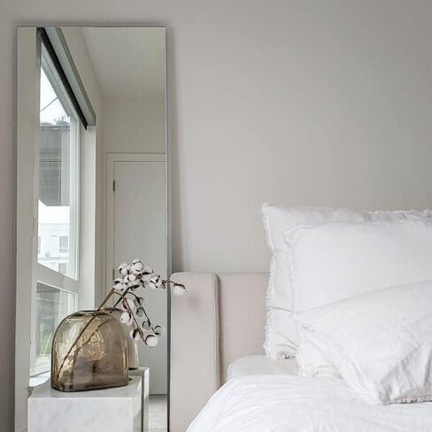 ZEEK 65x22 Inch Backlit LED Bedroom Full Length Body Mirror Wall Mounted MA2265 in Kuwait
