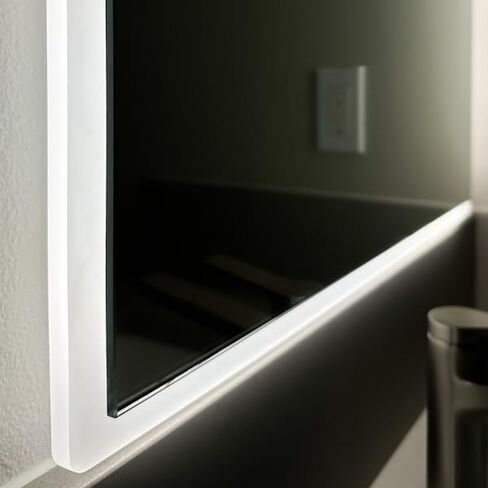ZEEK 65x22 Inch Backlit LED Bedroom Full Length Body Mirror Wall Mounted MA2265 in Kuwait
