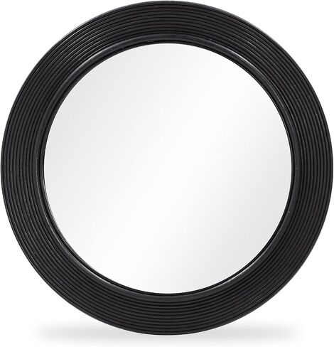 Tov Furniture Tanya Rattan Round Wall Mirror (Natural) in Saudi Arabia
