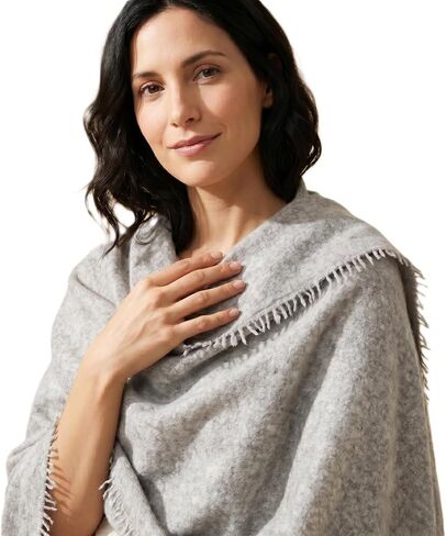 NPIA Certified 100% Cashmere Shawl Women's | Undyed 16-Micron Himalayan Handmade Felted Wrap | Luxury Travel Scarf & Evening in Saudi Arabia