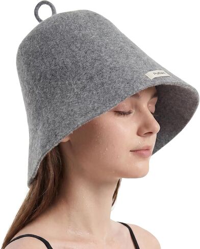 PuTian 100% Merino Wool Sauna Hat for Men & Women One Size Soft Sauna Cap Russian Banya Hat for Steam Room, Sauna, Banya in Saudi Arabia