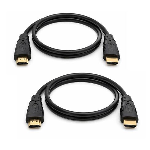 J-Tech Digital 8K HDMI 2.1 Cable 1Ft. (3 Pack) | Ultra High Speed 48Gbps HDMI Cord, 4K@120Hz, 8K@60Hz, ARC & eARC, Compatible with PS5, Xbox, Apple TV, Laptop & More [JTECH-8KCAB1] in Kuwait
