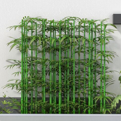 5ft Artificial Bamboo Tree 10 Pack, Fake Bamboo Plant Trees Indoor Outdoor Artificial Fake Plants Privacy Fence for Garden Yard Patio Decoration Home Privacy Screening in Saudi Arabia