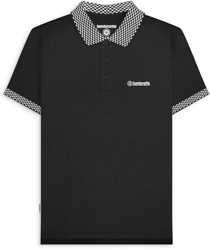 Lambretta Mens SS25 Two Tone Polo Shirt in Saudi Arabia