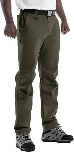 Men's Tactical Pants 8-Pocket Ripstop Cargo Work Pants Waterproof Lightweight for Outdoor Hiking Fishing in Saudi Arabia