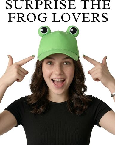 InnoBeta Frog Gifts for Women Cap Hat, Funny Adjustable Embroidered Hat Gifts - Frog in Kuwait