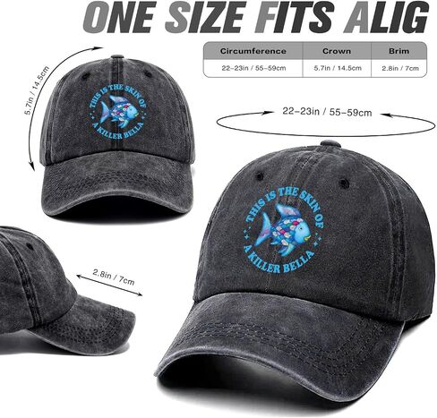 This Is The Skin Of A Killer Bella Funny Retro Washed Cotton Baseball Cap, Adjustable Lightweight and Breathable Unisex Movie fans Vampire Fan Hat, Gifts for Men Women Friend Bestie Coworker Boss in Saudi Arabia