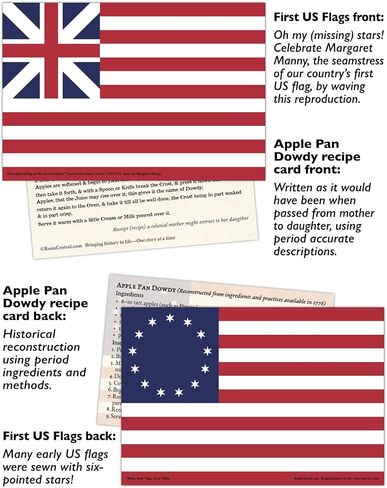 Colonial Costume Women Accessories, 1776 Revolutionary War, Deluxe Keepsake Set with Mob Cap, Apron, Shawl, Abigail Button, Abigail Adams Letter, Declaration Broadside & Apple Pan Dowdy Recipe in Saudi Arabia