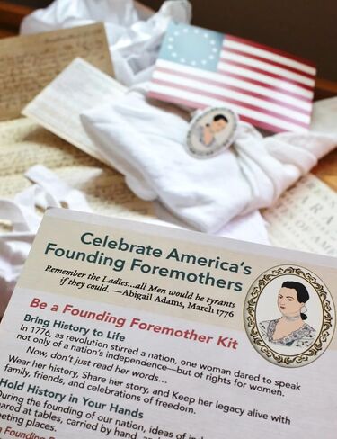 Colonial Costume Women Accessories, 1776 Revolutionary War, Deluxe Keepsake Set with Mob Cap, Apron, Shawl, Abigail Button, Abigail Adams Letter, Declaration Broadside & Apple Pan Dowdy Recipe in Saudi Arabia